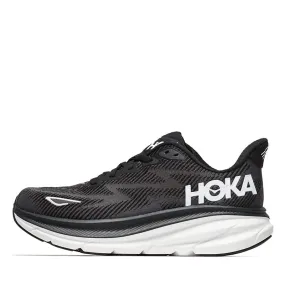 reflective - material running shoes downhill running shoes Women's Hoka Clifton 9 - Black/White