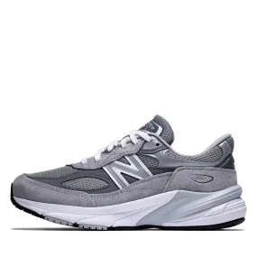 cushioned shoe qualities grassy track running shoes Women's New Balance Made in USA 990v6 - Grey