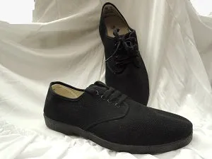 Hiking Essential Social Butterfly Adriano -- Black Canvas Oxford -- Medium Width -- All Black